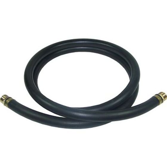 Rubber Fuel Hose 1" Bore comes with 1" BSP Fittings - 3m Length 