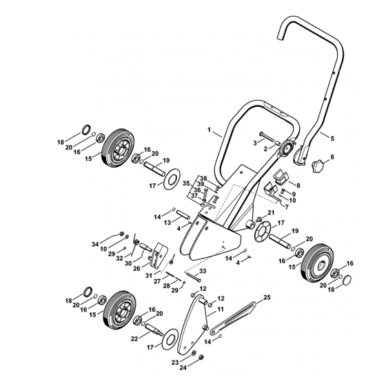 Stihl FW20 Frame for Stihl Disc Cutters