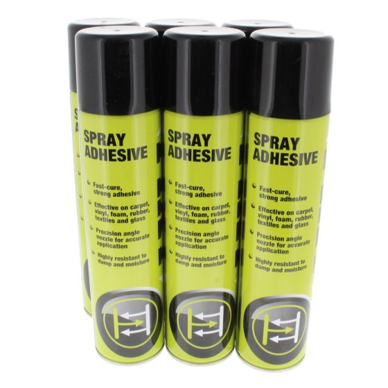 FIXT Spray Adhesive 400ml Aerosol 6 Pack
