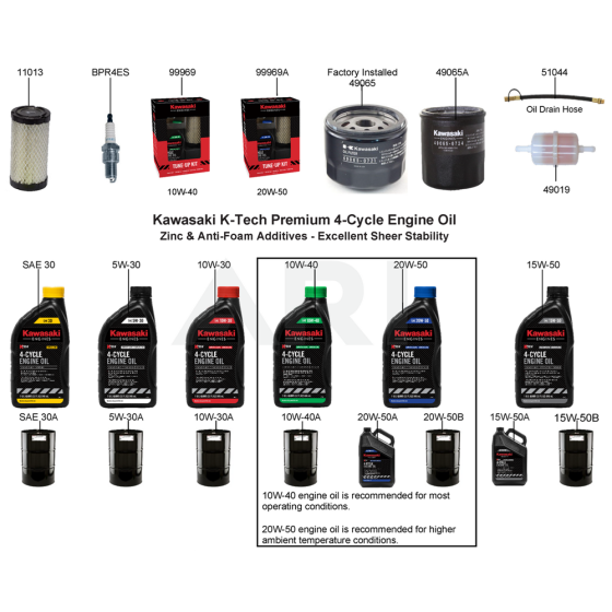 Maintenance Parts for Kawasaki FX541V Engine