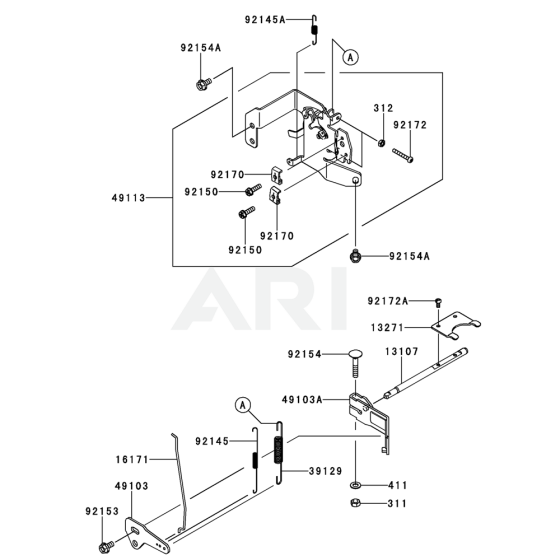 Control Equipment for Kawasaki FX651V Engine