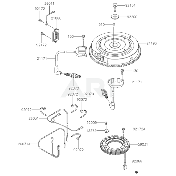 Electric Equipment for Kawasaki FX651V Engine