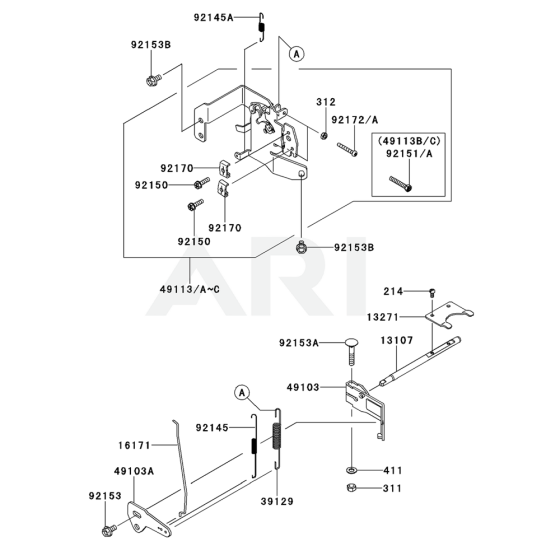 Control Equipment for Kawasaki FX691V Engine