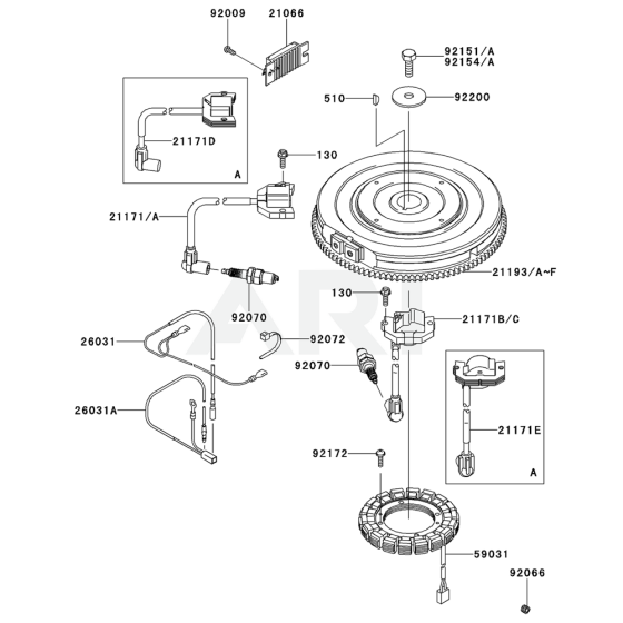 Electric Equipment for Kawasaki FX921V Engine