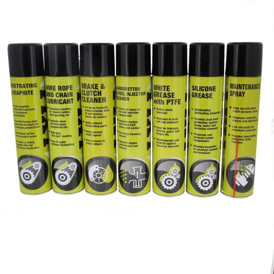Mechanical Spray Set 400ml for Lubrication & Maintenance - 7 Pack