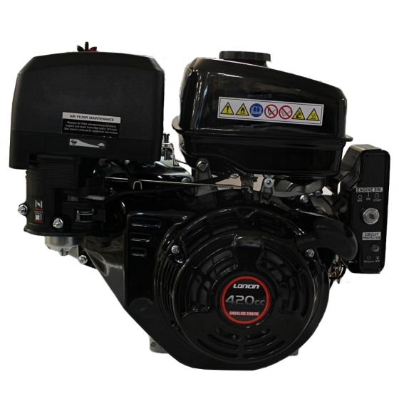 Loncin G420F-EP5 12.0HP - 15.0HP 1″ Shaft Electric Start Petrol Engine