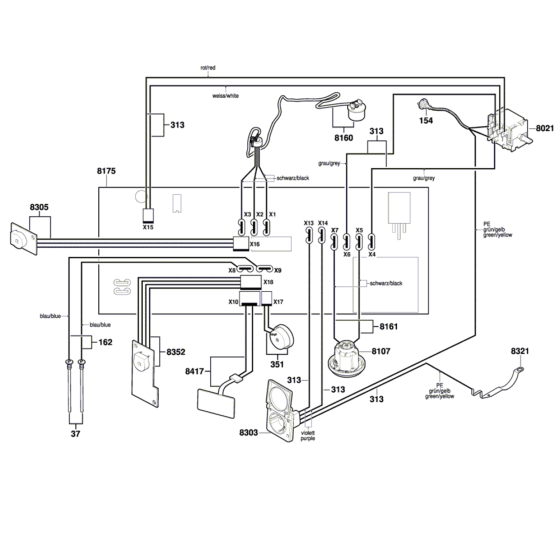 Wet/ Dry Extractor Assembly-4 for Bosch GAS 55 M AFC