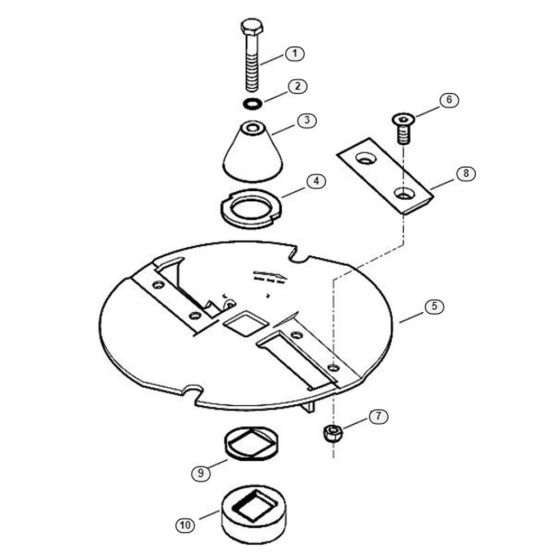 Blade Set Assembly  for Stihl/ Viking GB 370.1 S Petrol Shredder