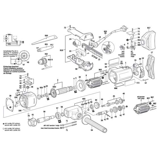 Drill Assembly for Bosch GBM 23-2 E