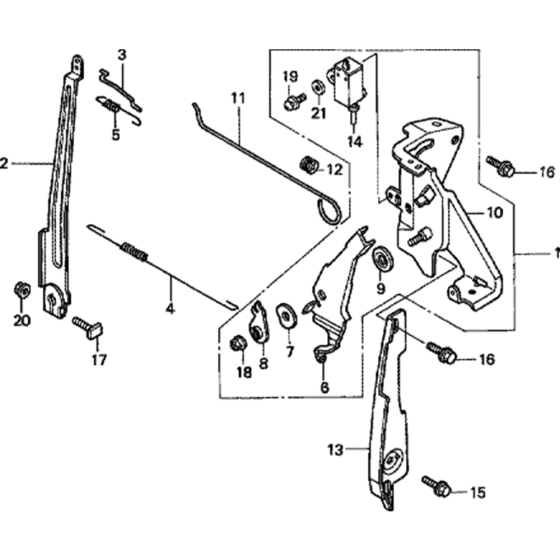 Control Assembly for Honda GC160 (GCAH) Engine