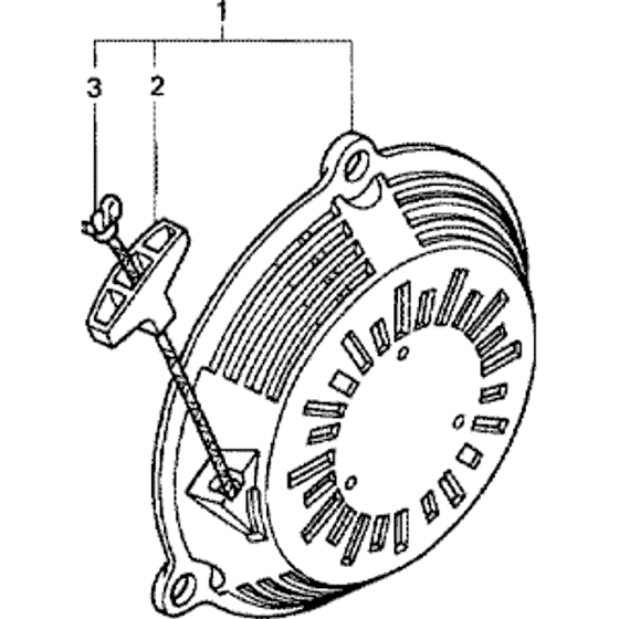 Recoil Starter Assembly for Honda GC160A (GCAHA) Engine