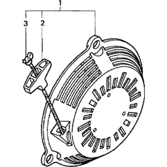 Recoil Starter Assembly for Honda GC160E (GCABE) Engine