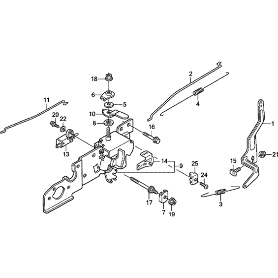 Control Assembly for Honda GCV160 (GJAW) Engines