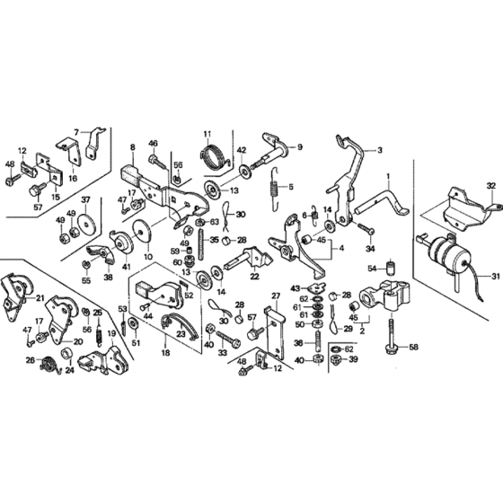 Control Assembly for Honda GD320 (GPB) Engines