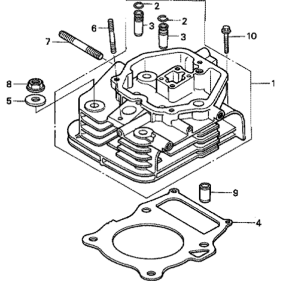 Cylinder Head Assembly for Honda GD320 (GPB) Engines