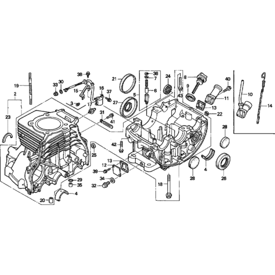 Cylinder Barrel Assembly for Honda GD321 (GPAD) Engines