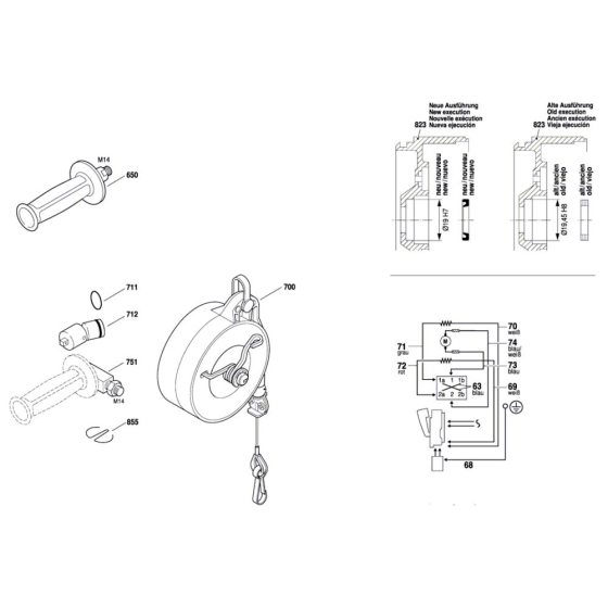 Impact Wrench-1 Assembly for Bosch GDS 30