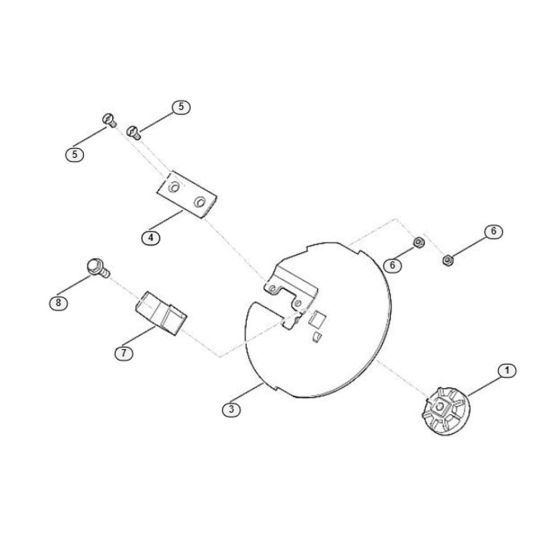 Blade Set Assembly  for Stihl/ Viking GE 103.1 Electric Shredders