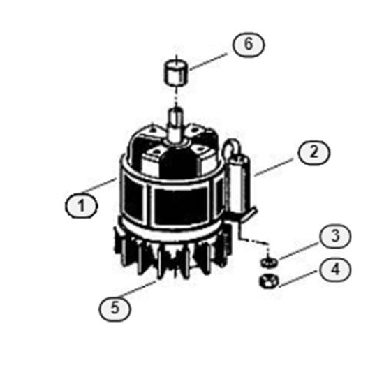 Engine Assembly  for Stihl/ Viking GE 110 Electric Shredders