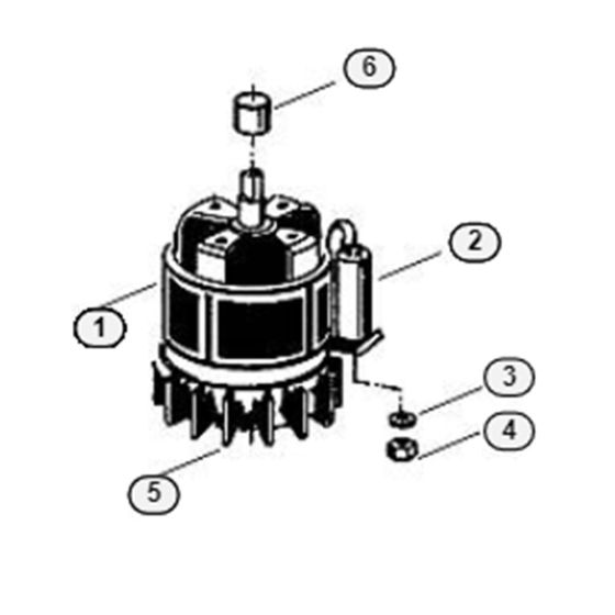 Engine Assembly  for Stihl/ Viking GE 230 Electric Shredders