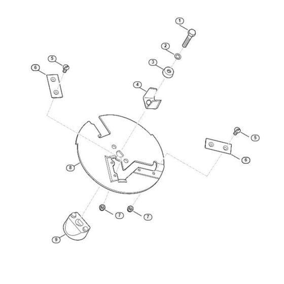 Blade Set Assembly for Stihl/ Viking GE 260 S Electric Shredders