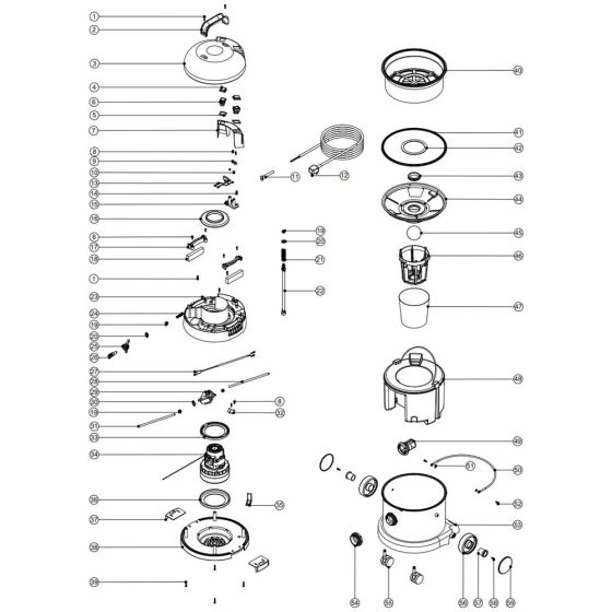 Numatic GVE370-2 Assembly