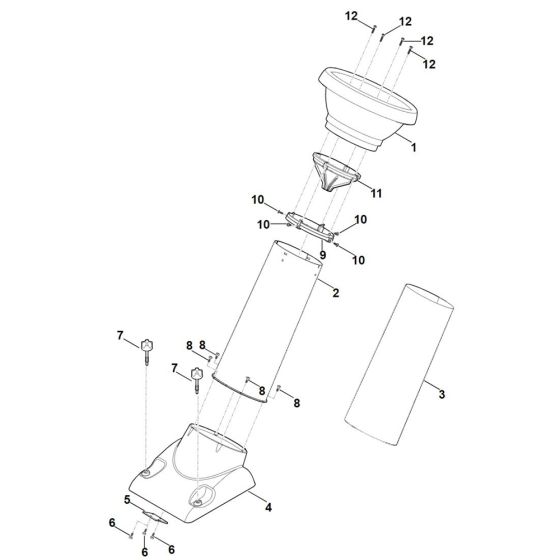 Funnel for Stihl Shredder
