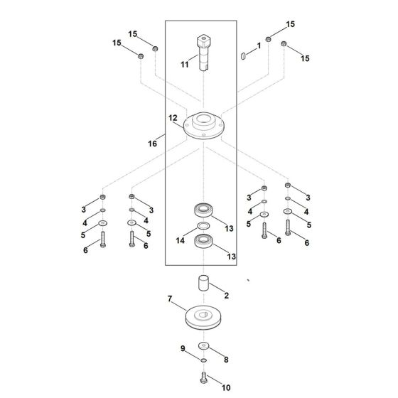 Blade Wheel for Stihl Shredder