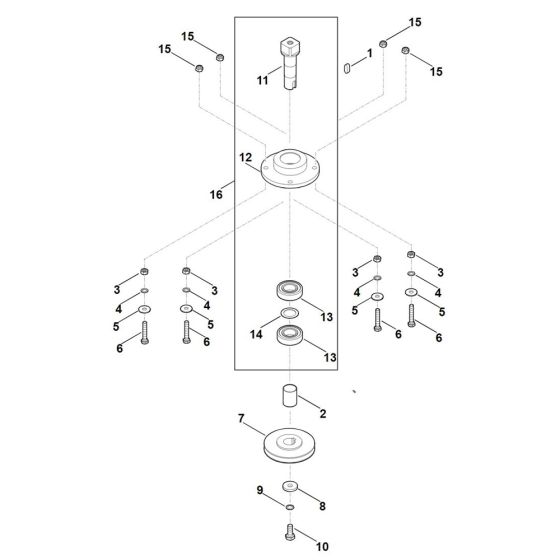Blade Wheel for Stihl Shredder