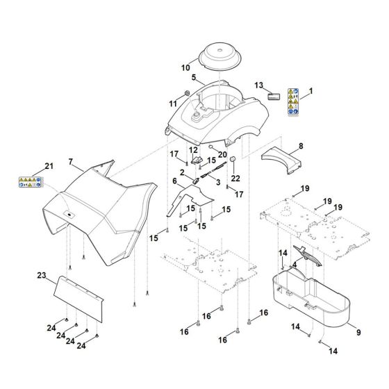 Stihl GH 460.1 C Shredder Housing