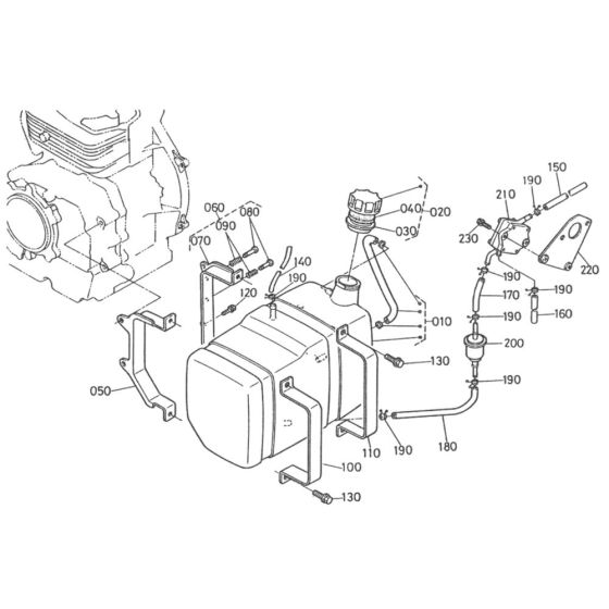 Fuel Tank Assembly for GH400