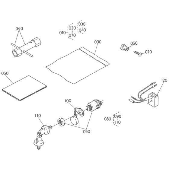 Kubota GH400 Engine Tools