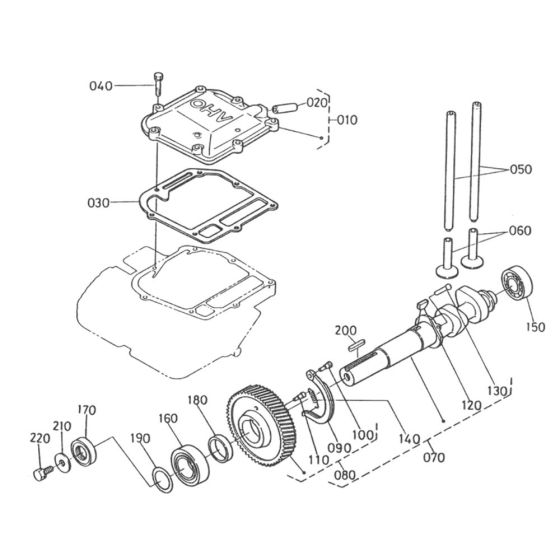 Camshaft Assembly for Kubota