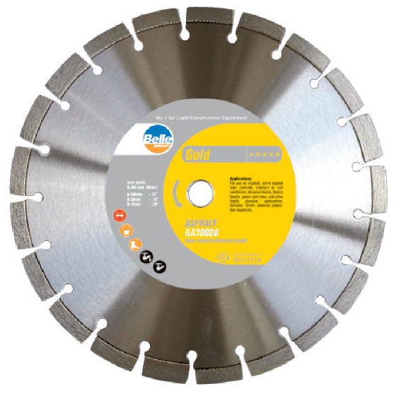 18"/450mm Belle Platinum Universal Xtra (PUX) Diamond Cutting Disc - GA45025