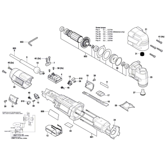 Multipurpose tool Assembly for Bosch GOP 30-28