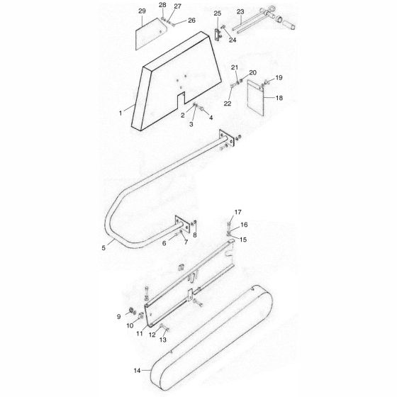 Guard Assembly for Altrad Belle Ambassador Bench Saw