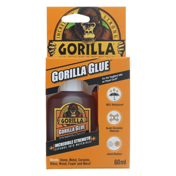 Polyurethane Glue 60ml for Indoor and Outdoor Projects - Gorilla Glue
