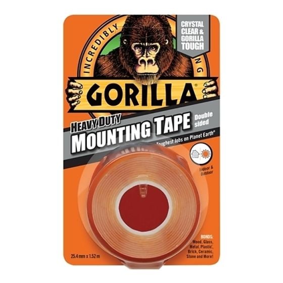 Heavy-Duty Double Sided Mounting Tape 25.4mm x 1.52m by Gorilla Glue - 3044101