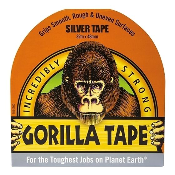 Gorilla Tape Silver 48mm x 32m - Gorilla Glue 3044901