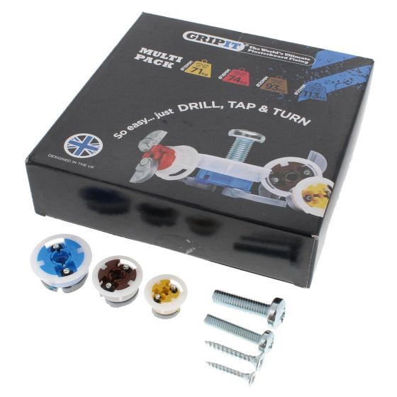 Plasterboard Fixings Assorted Kit (32 Piece)