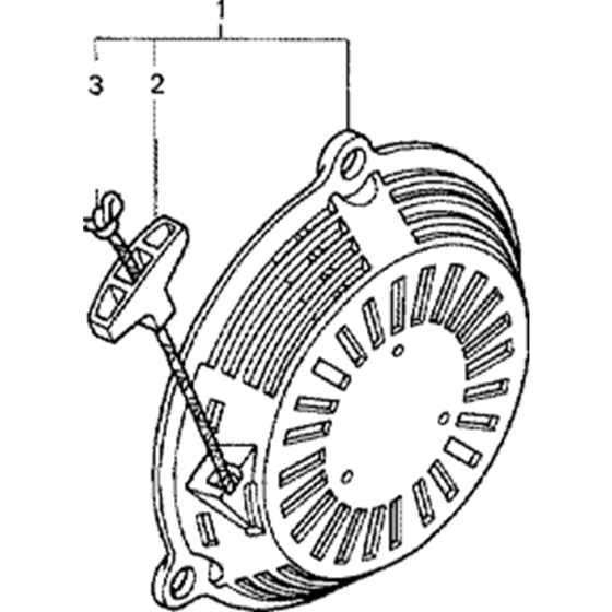 Recoil Starter Assembly for Honda GS160A (GCABA) Engines