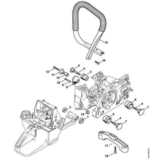 AV System for Stihl GS461