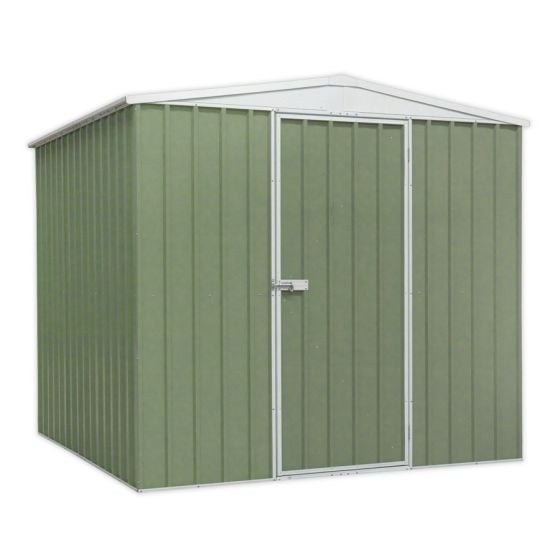 Galvanized Steel Shed Green 2.3 x 2.3 x 1.9mtr Sealey Part No. GSS2323G