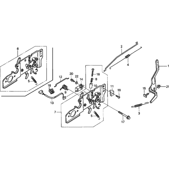 Control Assembly for Honda GSV160A (GJABA) Engines