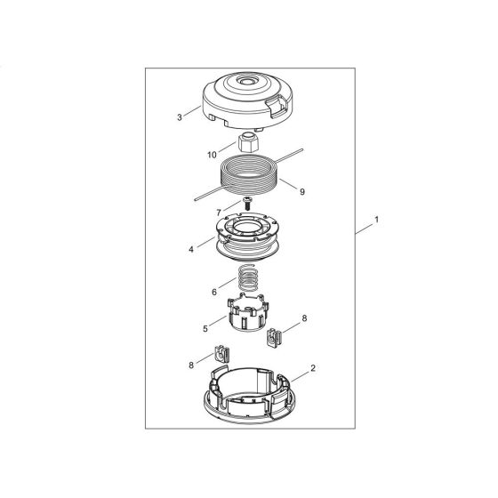 Nylon Cutting Head for ECHO