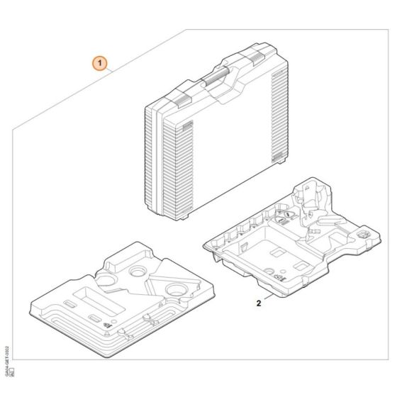 Case Assembly for Stihl GTA40