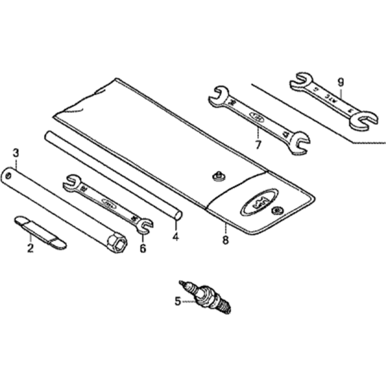 Tool Assembly for Honda GX160T2 (GCBRT) Engines