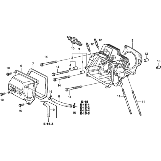 Cylinder Head Assembly for Honda GX160UT1 (GCAFT) Engines