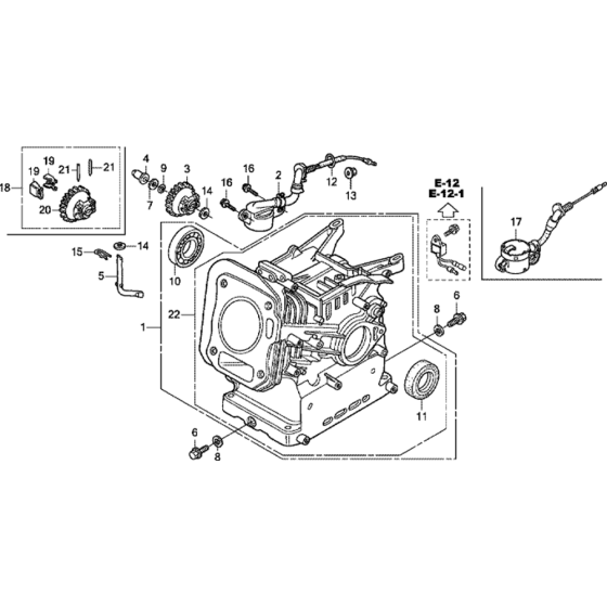 Cylinder Barrel Assembly for Honda GX200T Engines