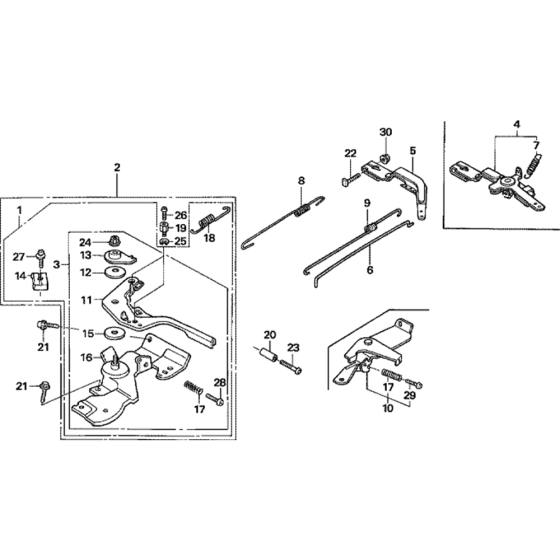 Control Assembly for Honda GX200U Engines